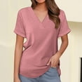 thumbnail image 2 of SNKSDGM Easter Shirts Going Out Tops for Women Long Sleeve Sexy Women's Summer Short Crop Top Bat Wing Sleeve Shirt Fashion V Neckwear Plus Size Tops for Women Long Sleeve Green, 2 of 5