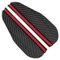 thumbnail image 4 of Visera de lluvia para coche, cubierta para espejo retrovisor, sol, fibra de carbono, accesorios exteriores, 2 uds., 4 of 5