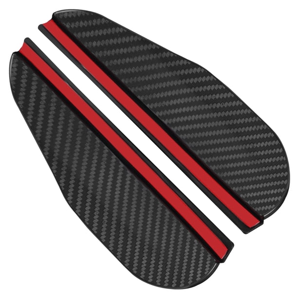 Cubierta Cejas para Coche 2 Uds. Impermeable Accesorios Exteriores Fibra Carbono Color