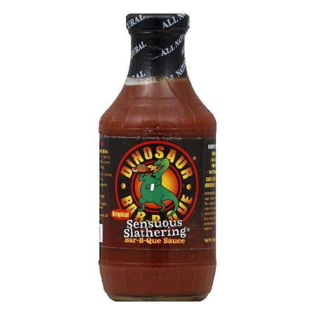Dinosaur Slathering Sensuous BBQ Sauce, 19 OZ (Pack of 6)