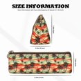 thumbnail image 4 of Xecao Colorful Hawaii Palms Print Leather Pencil Case -Stationery Bag Pen Holder for Work & Office, 4 of 5