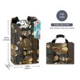 thumbnail image 2 of Yayeee Freestanding Laundry Hamper with Handle Collapsible Large Storage Basket for Clothes, Floral Lines, 2 of 7