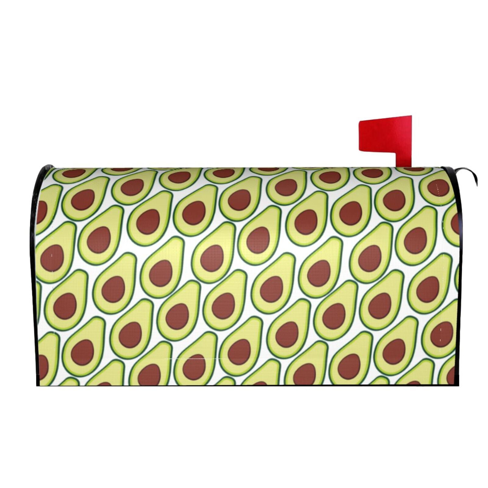 Xecao Avocado for Mailbox Cover with Magnetic Strips, Waterproof and Sunscreen, Adds a Decorative Touch to Your Garden Yard.