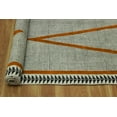 thumbnail image 5 of Casavani Cotton Block Printed Runner Area Rug For Hallway Stair Home Decor Kilim, Orange 2.6x4 feet, 5 of 6