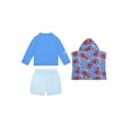 thumbnail image 2 of Character Toddler Boy Rash Guard Swim Set with Coverup, 3- Pieces, Sizes 12M- 5T, 2 of 7