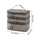 thumbnail image 3 of Bolsa de malla para artículos de tocador, bolsa de almacenamiento de cosméticos multicapa para viajes de negocios, gran capacidad, portátil, para artículos diversos., 3 of 6