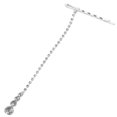 thumbnail image 2 of Female Forehead Chain Crystal Rhinestone Charm Pendant Clip Forehead Chain, 2 of 2