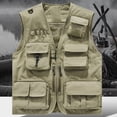 thumbnail image 2 of Gilet Utilitaire pour Femmes, Gilet Léger pour l'Extérieur, Gilet de Photographie Multi-Poches, Haut Matelassé Décontracté à Col en V, Pièce Confortable pour la Randonnée, Usage Quotidien, 2 of 9