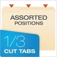 thumbnail image 4 of Manila Fastener Folders, 1/3-Cut Tabs: Assorted, 1 Fastener, Letter Size, Manila Exterior, 50/Box | Bundle of 2 Boxes, 4 of 5