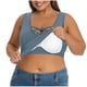 thumbnail image 1 of TaTaai Women's Plus Size Wire-Free Pajama Top, Solid Short Sleeve Chest Pad Design, Loose Comfort Fit, Ideal for Four Season Daily Loungewear Gift, 1 of 7