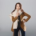 thumbnail image 1 of Bufanda de lana para mujer, invierno, gruesa, otoño, cuello cálido, para estudiantes, pareja, bufanda de punto negra para hombre, 1 of 6