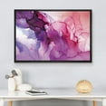 thumbnail image 3 of wall26 Canvas Print Wall Art Purple, Pink &amp; Blue Watercolor Smoke Collage Abstract Shapes Digital Art Modern Art Bohemian Colorful Multicolor Ultra for Living Room, Bedroom, Office - 24"x36&, 3 of 5