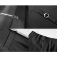 thumbnail image 4 of Beauty Emily Mens 3-Piece Suit Notched Lapel One Button Slim Fit Formal Jacket Vest Pants Set, 4 of 6