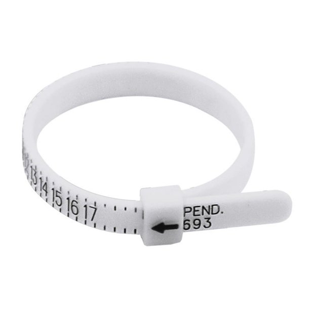 Ring Size Measuring Tape Ring Sizer Ring Sizer Ring Sizer for Fingers white Walmart.ca