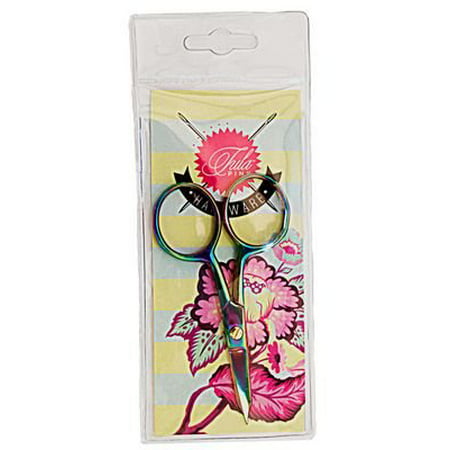 Tula Pink Large Ring Micro Tip 4in Scissor