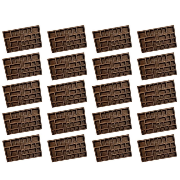 20X 1:12 Miniature Trinket Shelf Miniature Crystal Shelf Miniature Decor Printers Tray Miniature