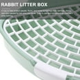 thumbnail image 5 of Minkissy Green Plastic Rabbit Litter Box with Detachable Grid for Small Animals Easy to Clean and Anti Fall, 5 of 5