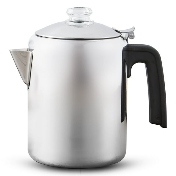 Elite Cuisine EC508 8-Cup Stainless Steel Classic Stovetop Coffee Percolator