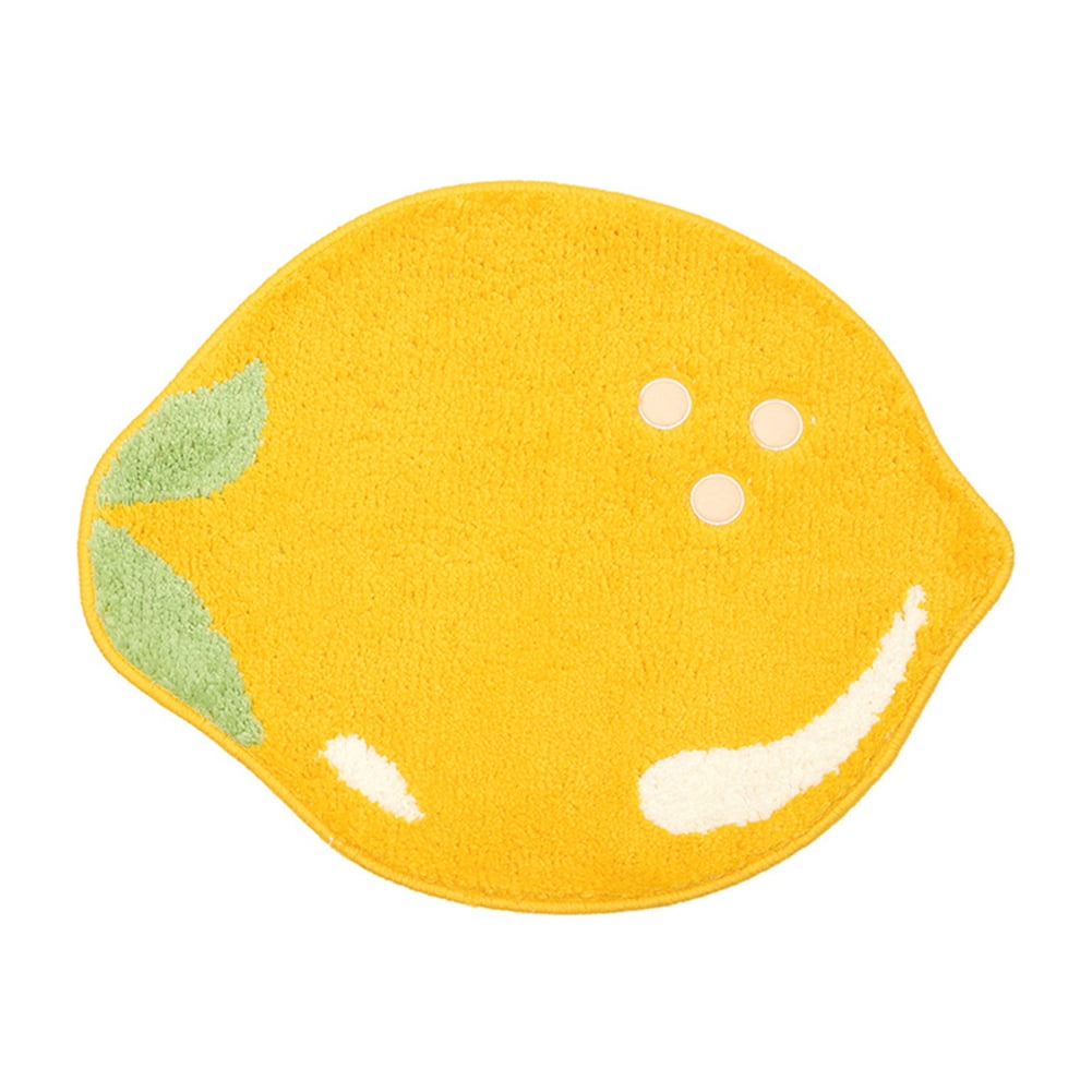 CSCHome Non Slip Cute Fruit Shape Bathtub Rug for Home Bathroom Living