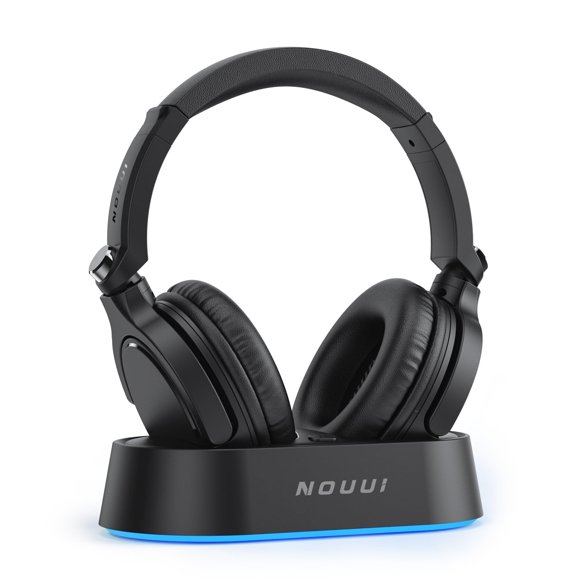 Auriculares inalámbricos NOUUI TV para personas mayores, 65 horas de reproducción