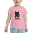 thumbnail image 2 of Show Me Your Kitties Cat Cute Toddler T-Shirts for Boys Girls (Pink, 4T), 2 of 5