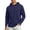Navy, variant on Leidass Mens Athletic Hoodies for Men Hooded Sweatshirts Dry Fit Lightweight Casual Pullover Hoodies Black L