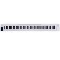 thumbnail image 1 of Topbuy 88 Touches Clavier de Piano Numérique Électrique Portable avec 128 Rythmes et 128 Tons Blanc, 1 of 6