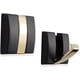 thumbnail image 1 of Ganchos de pared plegables Hideaway – (negro/dorado, 2 unidades) Ganchos de pared resistentes de aluminio espacial – Ganchos retráctiles para colgar abrigos, bufandas, sombreros, bolsos, toallas, llaves, tazas Rojo Verde RV1016-0122958FYD, 1 of 5