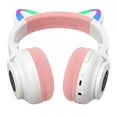 thumbnail image 3 of Christmas Gifts Liweisiy Gm26 Wireless 5.0 Luminous Computer Gaming Headset Bluetooth Headset D3468 White, 3 of 3