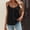 Shirts-419Black, variant on Summer Tops for Women Textured V-Neck Sleeveless Tank Tops Button Down Casual Tops Loose Fit Crinkle Cami Daily Wear Vacation