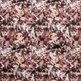 thumbnail image 1 of oneOone Silk Tabby Dark Rose Brown Fabric Abstracts Sewing Fabric By The Yard Printed Diy Clothing Sewing Supplies 42 Inch Wide, 1 of 5