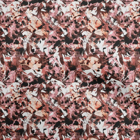 oneOone Silk Tabby Dark Rose Brown Fabric Abstracts Sewing Fabric By The Yard Printed Diy Clothing Sewing Supplies 42 Inch Wide