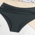 thumbnail image 7 of Hellosay Two Piece Swimsuits for Teens Ruched Spaghetti Straps Bikini Padded Swimwear Vacation Bathing Suit Size 13-17, 7 of 7