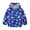 Blue, variant on Otqutp Toddler Boy's Cartoon Dinosaur Hooded Jacket Full Zip Up Lightweight Windbreakers Outdoor Raincoat with Pocket
