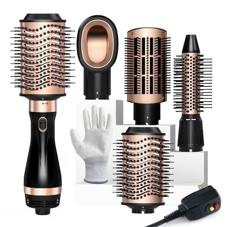 skimi hair dryer brush hot air brush blow dryer brush tool set straightener/dryer/curling plastic