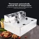 thumbnail image 3 of Freidora Eléctrica, Control Automático De Temperatura, Freidora De Doble Tanque, 12 Litros, Desmontable Para Cocinas Domésticas, 3 of 7