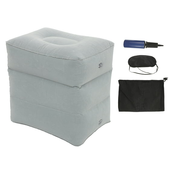 1 Set Inflatable Foot Rest Travel Accessories for Airplane Leg Rest Foot Rest
