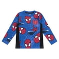 thumbnail image 2 of Marvel Spider-Man Long Sleeve Shirt (Boys), 3 Pack, Sizes 3T-7, 2 of 7