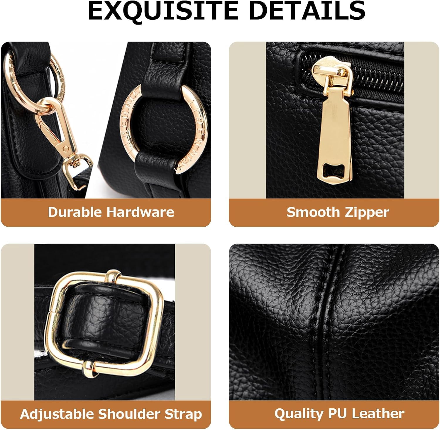 Hobo Bags for Women PU Leather Crossbody Purses Trendy Shoulder Handbag Tote Bag Satchel Bag