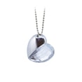 thumbnail image 1 of Collar USB MOLA Corazón Acero inoxidable Cristal blanco 32G, 1 of 3