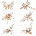 thumbnail image 1 of Puzle 3D de madera con forma de insecto i-Chony, juego de 6 piezas para niños y adultos, 1 of 7