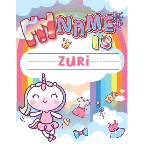 My Name is Zuri Personalized Primary Tracing Book / Learning How to