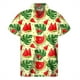 thumbnail image 5 of Camisa hawaiana con estampado de sandía colorida 2024, camisetas de verano de manga corta con botones de frutas estampadas en 3D, ropa para hombre, blusa con solapa, 5 of 5