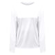thumbnail image 4 of MHFRRA Camiseta de Manga Larga Oversize de Moda, Informal, Básica, con Cuello Redondo, para Uso Diario. Blanco, 4 of 5