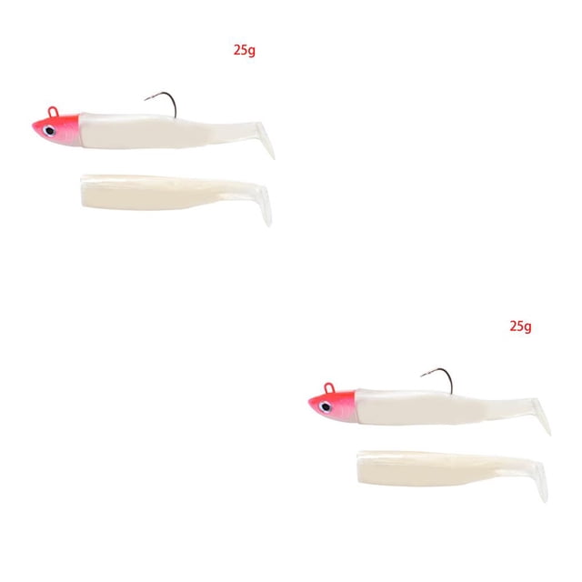 sweethay 12g 25g cabeza de plomo suave Minnow Señuelos de Pesca Wobblers de silicona Head cebos artificiales manivela anzuelo pesca sábalo Type7 NO7