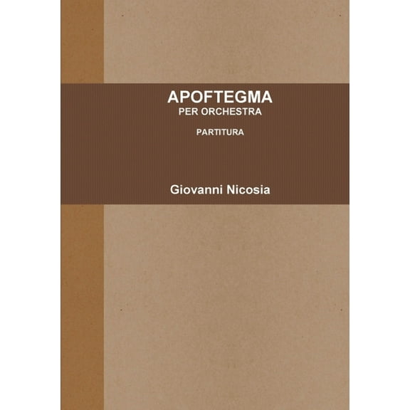 Apoftegma, (Paperback)