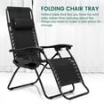 thumbnail image 4 of Plateau de Fauteuil Inclinable pour Table d'Appoint, Plateau à Clipser sur Table d'Appoint, Porte-Gobelet, Plateau pour Téléphone pour Chaise Longue Zéro Gravité, Chaise de Camping, Chaises de Pêche, Accessoires pour Fauteuil Inclinable, 4 of 7