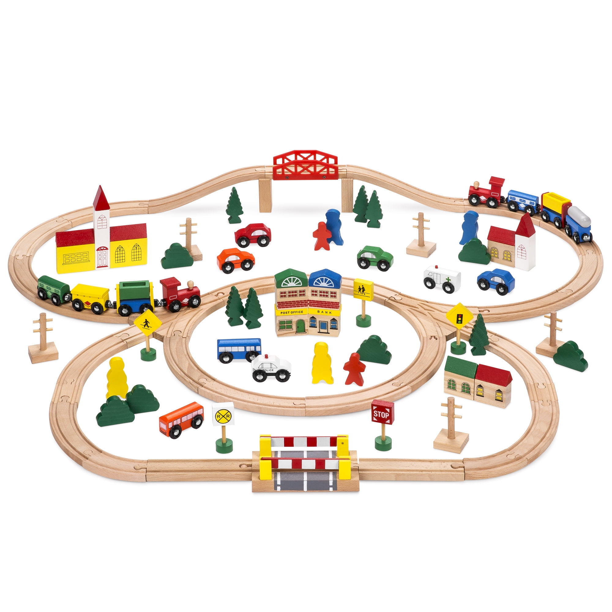 100 piece train set