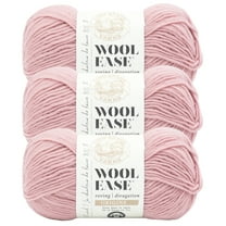 Lion Brand Yarn Wool-Ease Roving Origins Blush Medium Wool Yarn 3 Pack