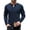 Dark Navy Blue, variant on COOFANDY Men Knit Henley Shirts Long Sleeve Sweater and Pullover Casual Lightweight Slim Fit T-Shirts
